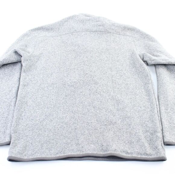 Patagonia - Men's Gray Better Sweater 1/4 zip Fleece Pullover - Picture 4 of 5